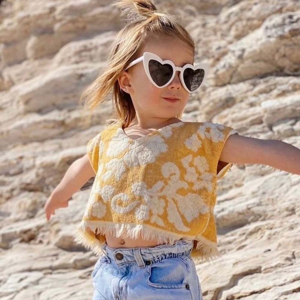 Homemade Vintage Kids Towel Top